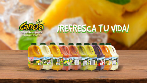 Pulpas de fruta garrafa